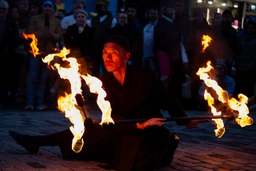 Fire catches the eyes