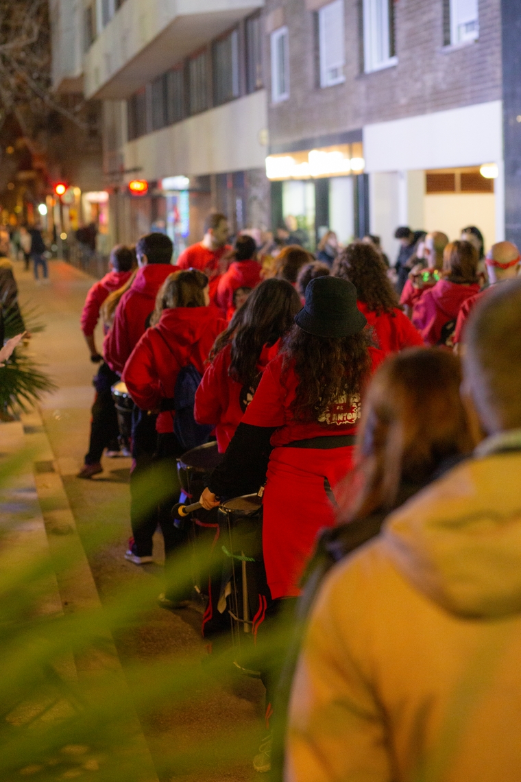 Drummers all in a row